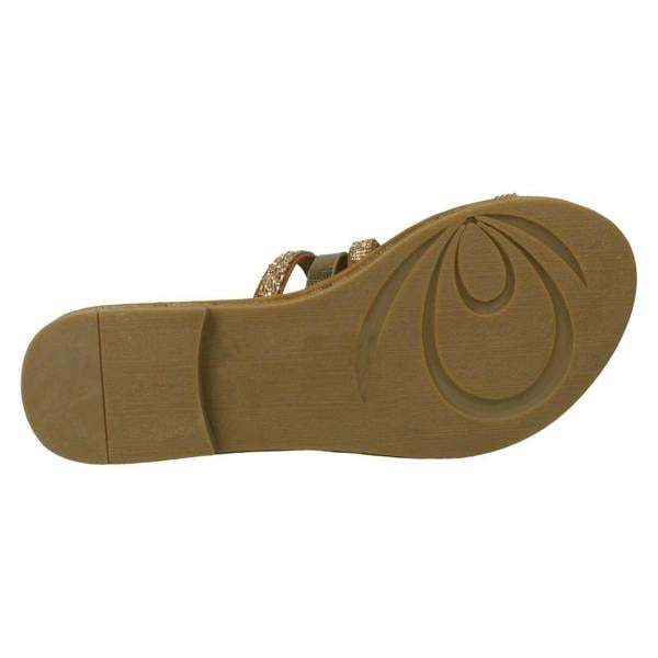 Spot On Ladies Spot On Flat Strappy Sandals F00262
