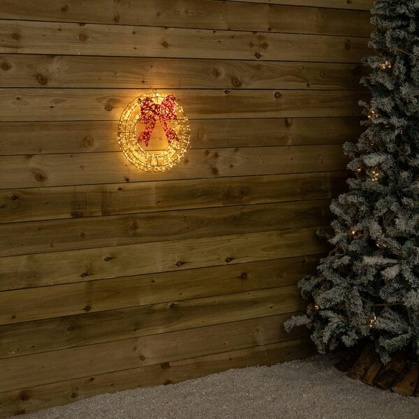 Samuel Alexander 38cm Galaxy Light Up Christmas Wreath with 960 LEDs & Timer