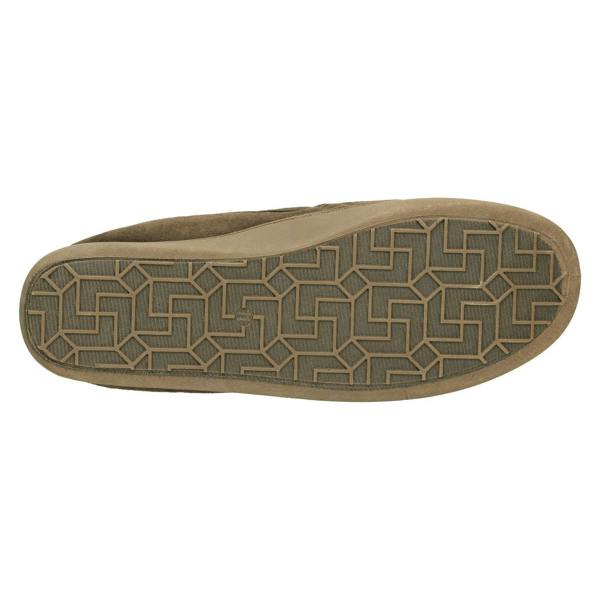 Spot On Mens Spot On Moccasin Faux Fur Lined Slippers