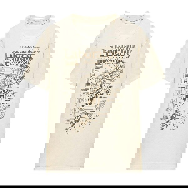 Stranger Things Womens Hawkins Lab Mono T-Shirt - Natural