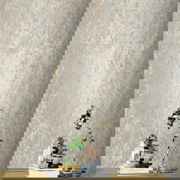 Laura Ashley Whinfell Wallpaper - Champagne - 10m