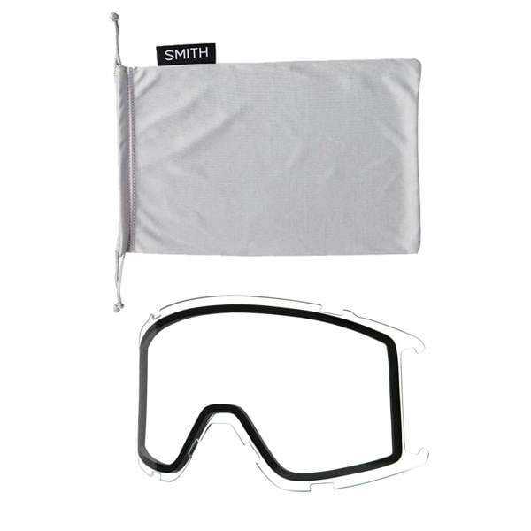 Smith Ski Goggles Squad S 33F 5T White Vapor ChromaPop Sun Platinum Mirror & Clear