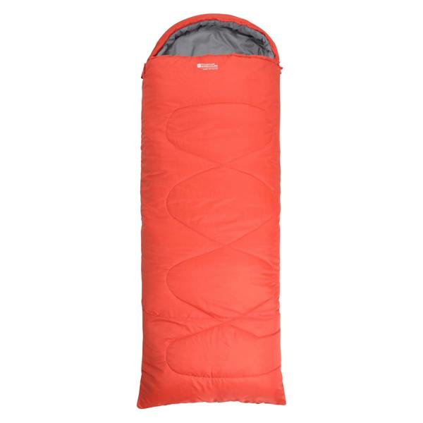Mountain Warehouse Unisex Adult Summit 250 Left Zip Square Winter Sleeping Bag - Burnt Orange - 