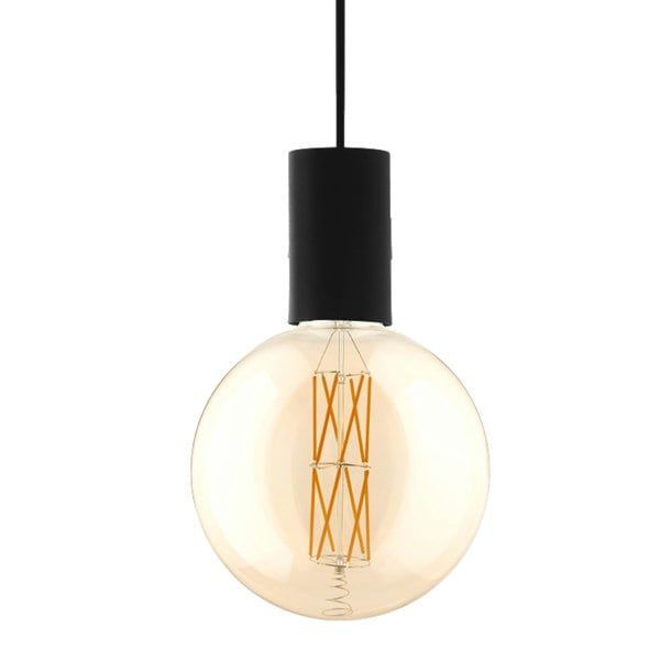 EGLO Pozueta Linear Pendant Light Black