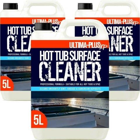 Ultima Plus XP ULTIMA-PLUS XP Hot Tub Surface Cleaner - Removes Dirt, Oil, Grease, Waterlines & More 15L