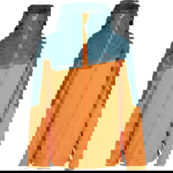 Trespass Boys Submerged Waterproof Jacket - Pumpkin Orange/Spruce