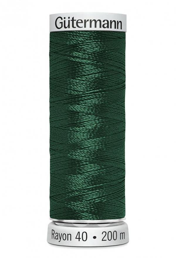 Gutermann No 40 Sulky Rayon Embroidery Thread 200m Rayon Thread Suitable For Embroidery