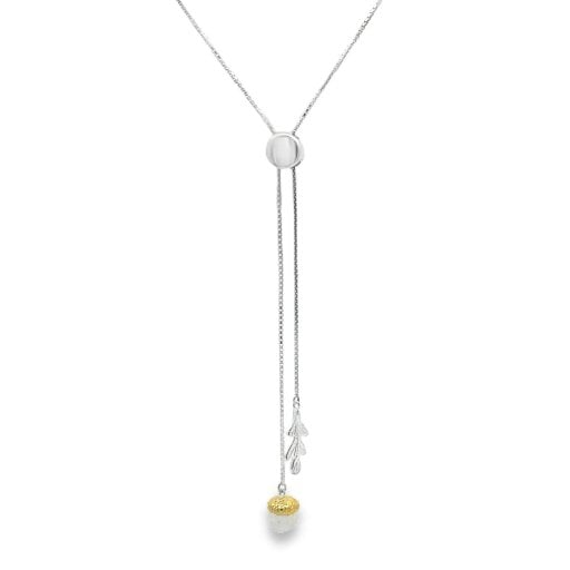Reeves & Reeves Acorn Slider Necklace