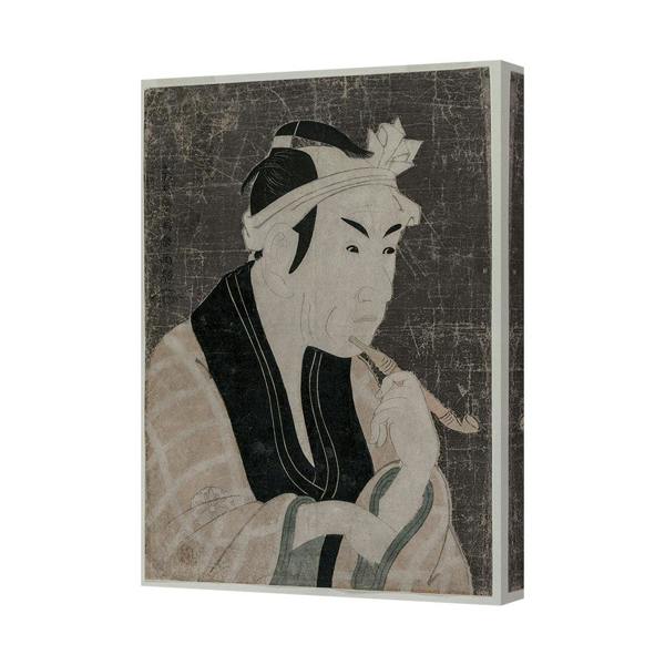 Benjamin Tate Design Japanese Ukiyoe Style Canvas Art Print Smoking Portrait Wall Decor