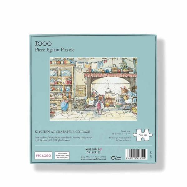 Brambly Hedge Kitchen at Crabapple Cottage Jigsaw, Jigsaws & Puzzles, History & Literature, Gift