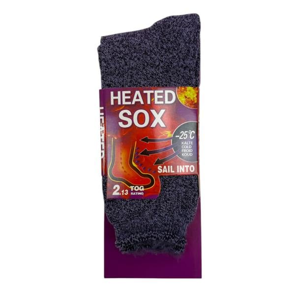 Ladies Heated Thermal Socks - Pack of 3 - AT291