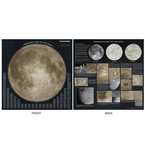 Celestron Observer's Map of the Moon