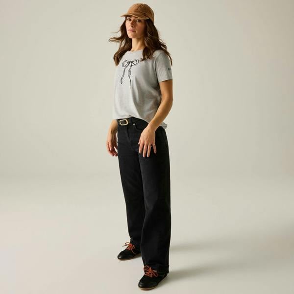 Regatta Womens/Ladies Filandra VX Bow T-Shirt - Grey Marl - 