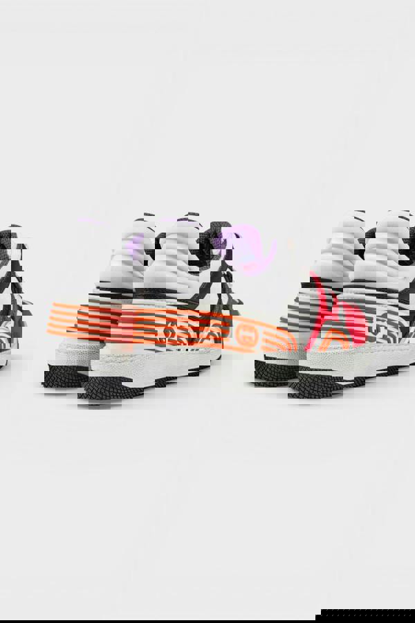 Gucci Basket Low Top Sneakers Red White