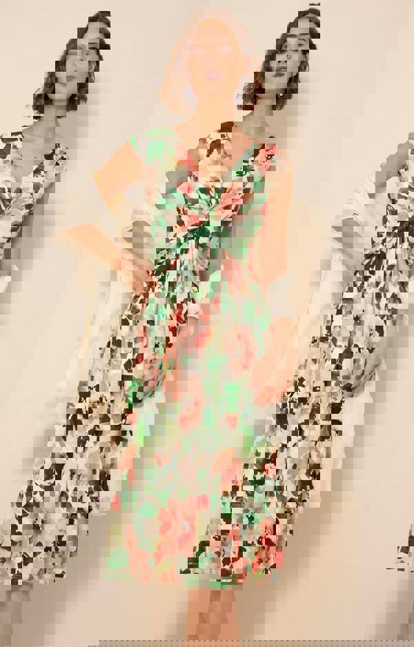 Alie Street London Renee Knot Dress - Peony Pink