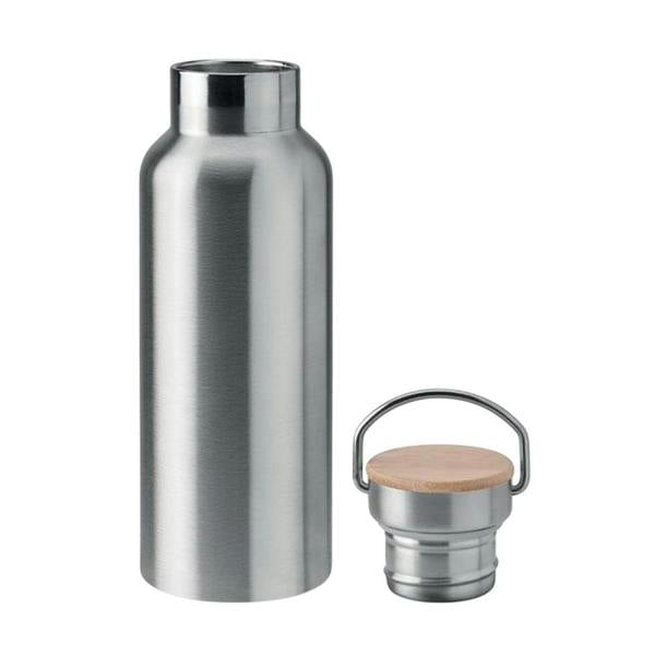 MidOcean Helsinki 500ml Flask - Matt Silver - 