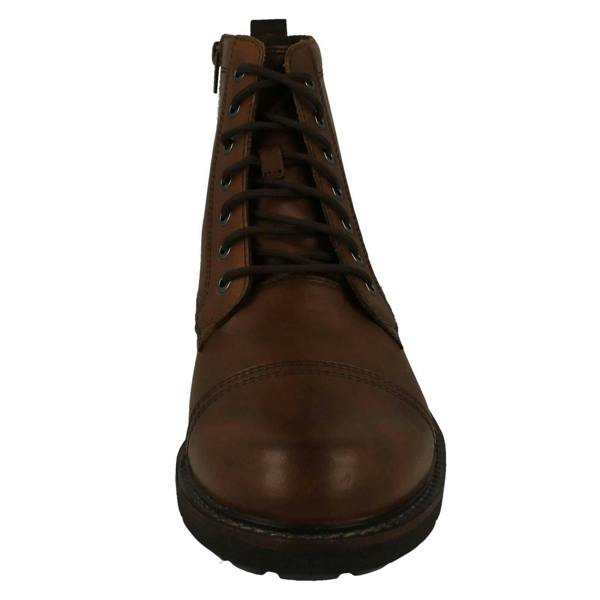 Clarks Mens Clarks Dual Fastening Ankle Boots Batcombe Cap