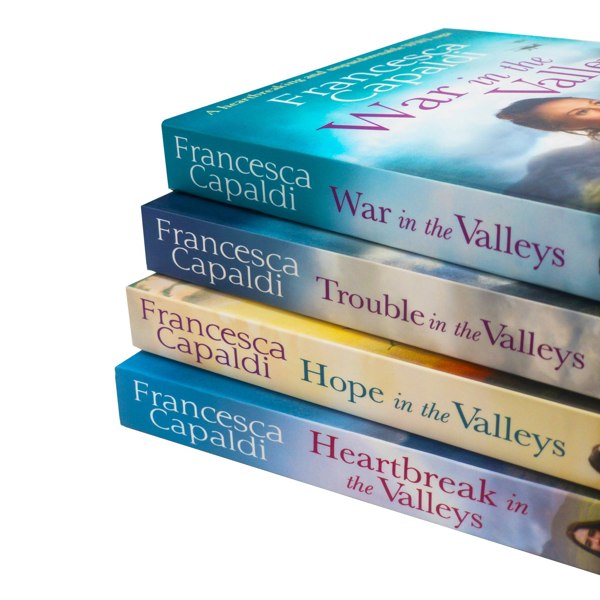 Francesca Capaldi 4 Book Set Heartbreak in the Valleys, War in the Valleys & more