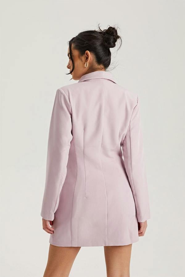 Urban Bliss Lilac Slim Fit Blazer Dress