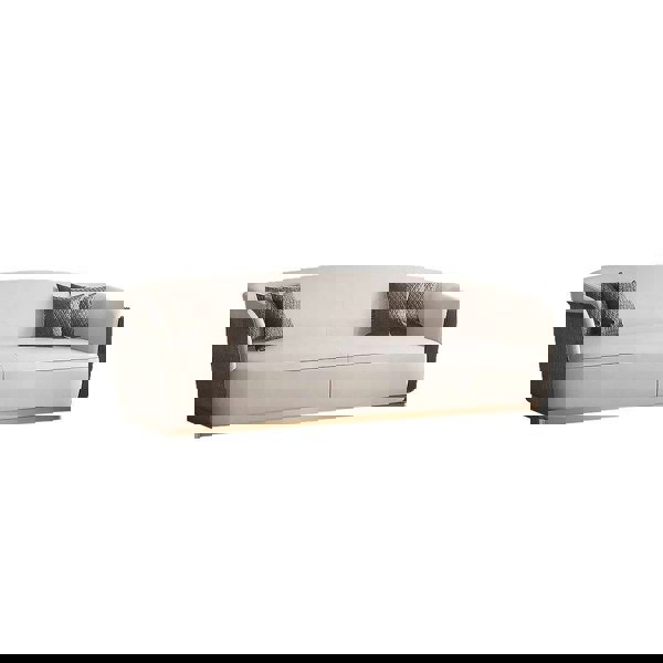 Demure Three Seater Sofa, Velvet-Weilai Concept-Weilai Concept