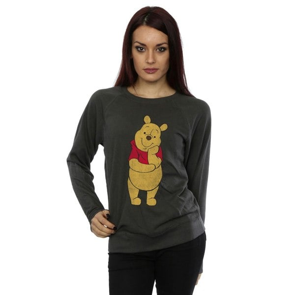 Winnie the Pooh Womens Classic Sweatshirt - Light Graphite