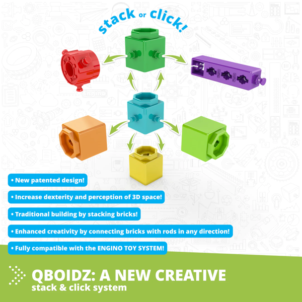 Engino QBOIDZ Alligator with 5 bonus models