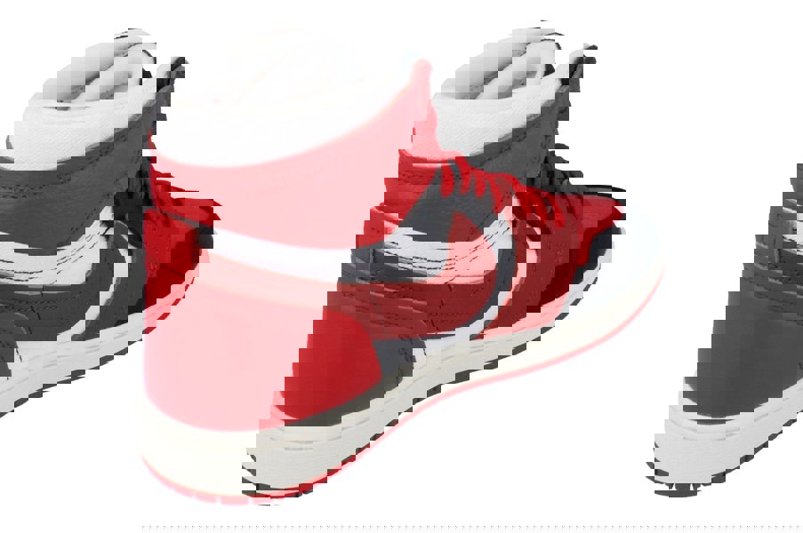 Nike Air Jordan 1 Mm High Womens Trainers Fb9891  600 - Sport Red Dune Red Black Sail 600 - Photo 2