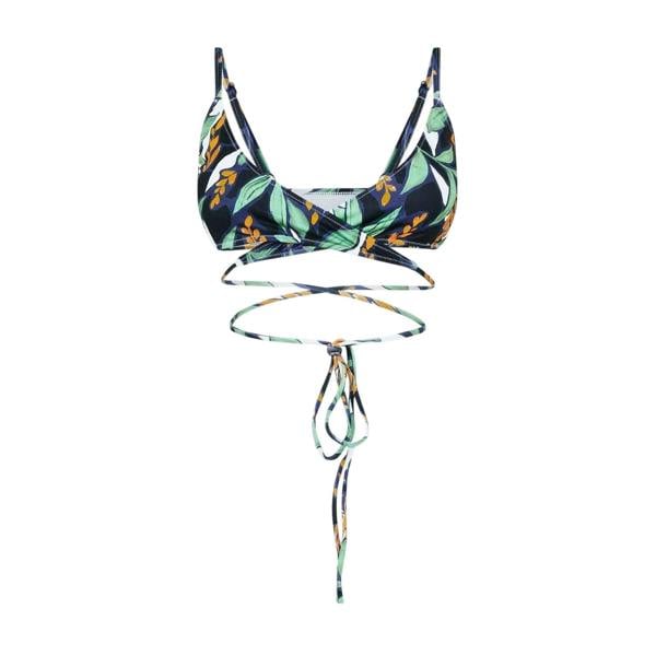 Hugo Womens/Ladies Bio Floral Bikini Top - Multicoloured - 