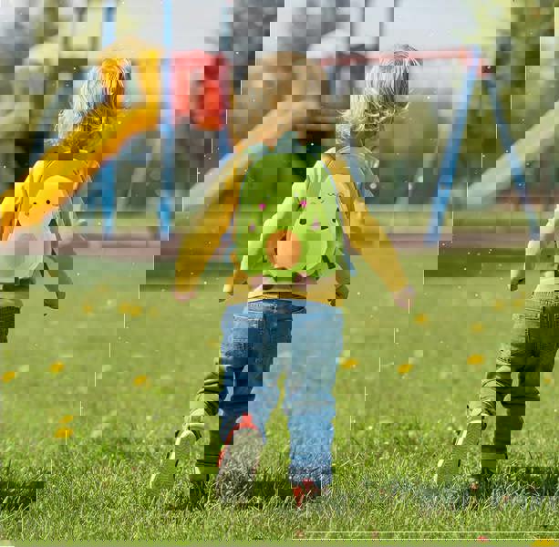 ANYKIDZ 3D Yellow Avocado Kids School Backpack Cute Cartoon Animal Style Children Toddler Plush Bag Perfect Accessories For Boys and Girls