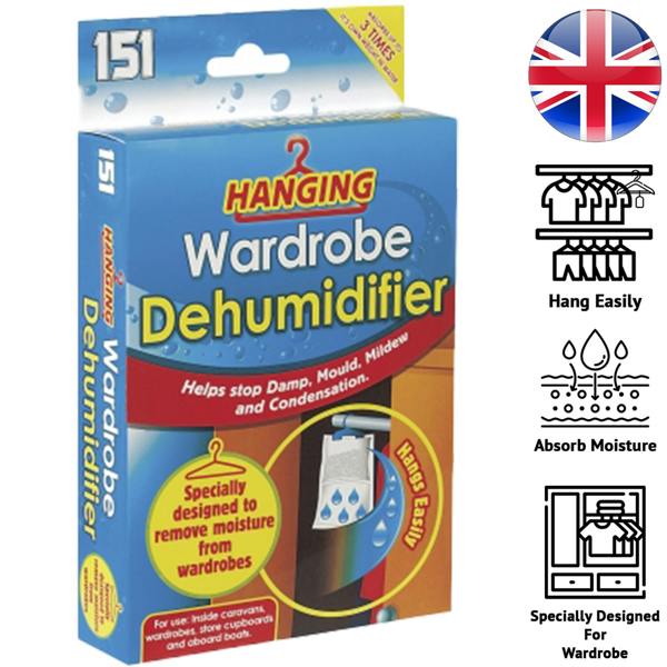 151 3X Hanging Wardrobe Dehumidifier