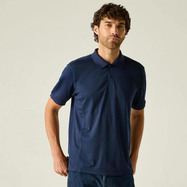 Regatta Professional Unisex Adult Pique Polo Shirt - Navy Blue - 