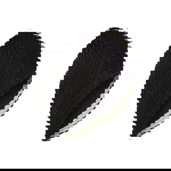 Black Fashy Flower Bubble swim cap with mesh and silver trim