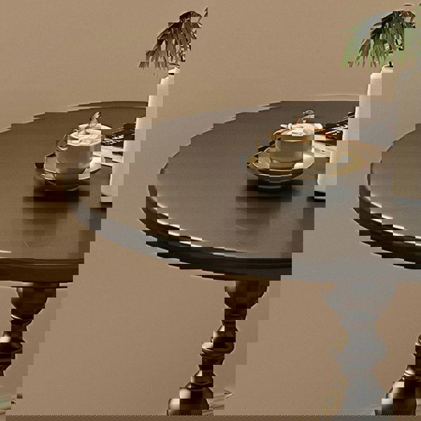 Xanthe Small Round Side Table, Black or White-Weilai Concept-Weilai Concept