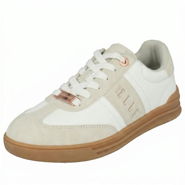 Elle Sport Ladies Elle Sport Lace Up Gum Sole Comfy Trainers F7443