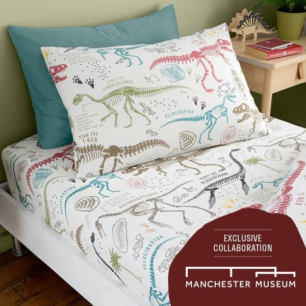 Dino Explorers Pillowcases (Pair) - Happy Linen Company