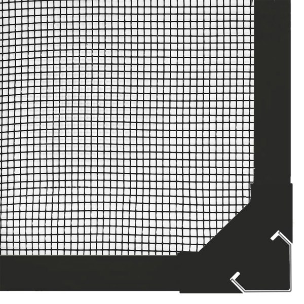 Berkfield Magnetic Insect Screen for Windows Anthracite 100x120 cm
