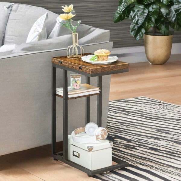 Rafaelo Mobilia Foldable Sofa Side Table