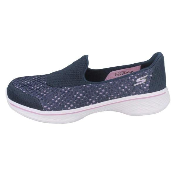 Skechers Girls Skechers Flats With Mesh Detail Go Walk 4 Kindle 81118