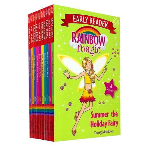 Orchard Books Rainbow Magic - 10 Books Box Set by Daisy Meadows (Early Reader)