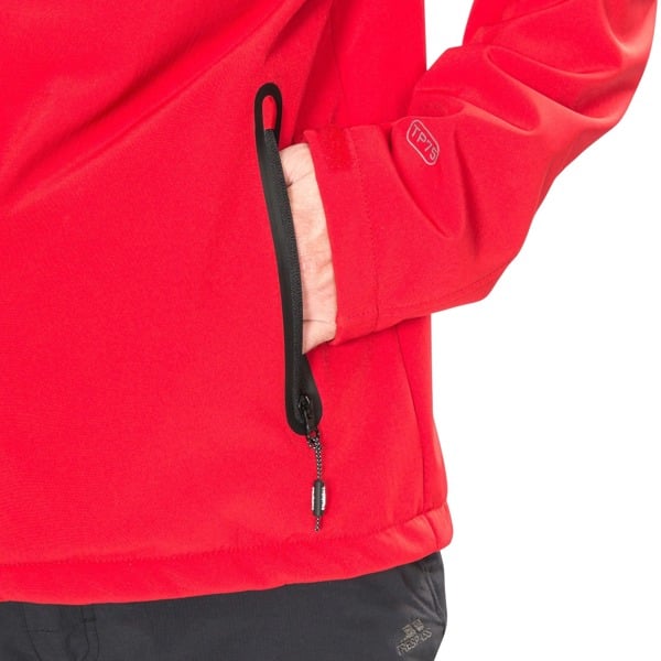 Trespass Men's Accelerator II Waterproof Softshell Jacket - Red