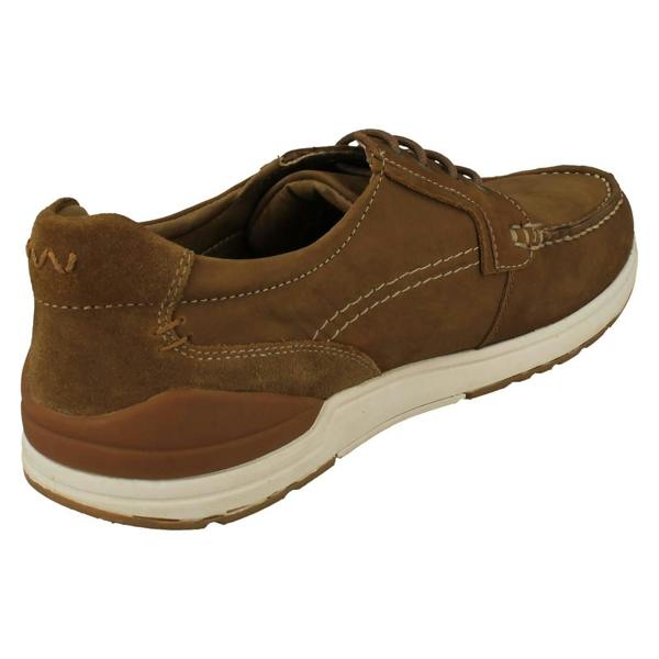 Hush Puppies Mens Hush Puppies Lace Up Boat Shoes Flynn Boat Shoe