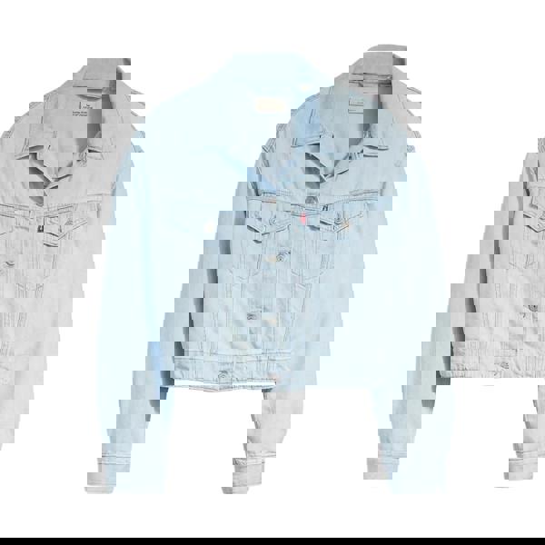 Levis Womens/Ladies Lightweight Trucker Jacket - Light Blue