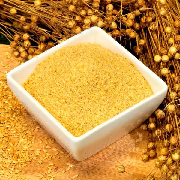 Ground golden flaxseed