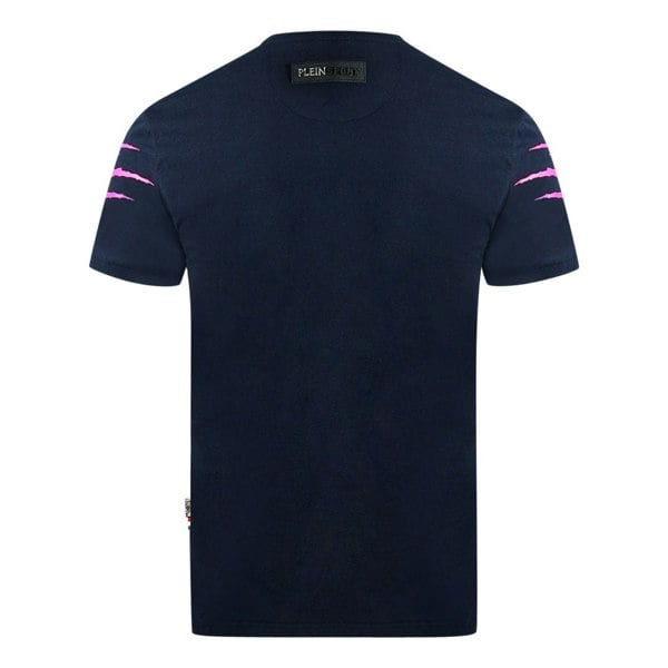 Plein Sport Philipp Plein Sport Tiger Scratch T-Shirt - Navy Blue