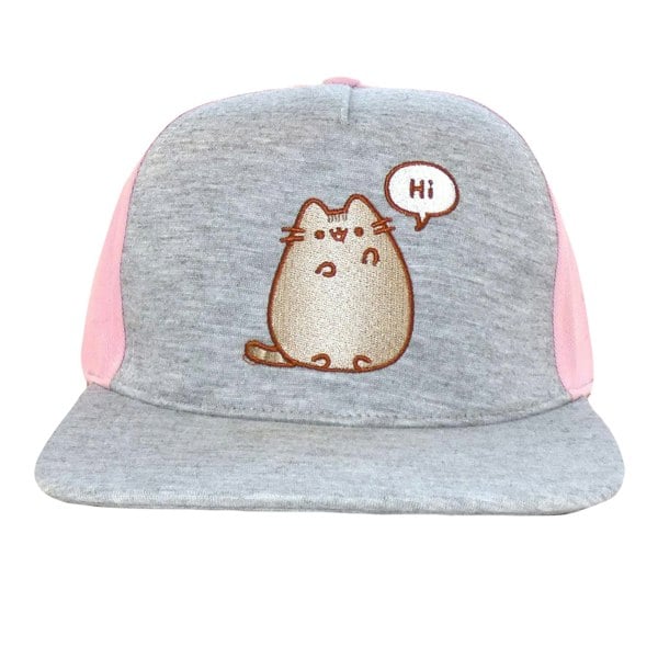 Pusheen Hi Snapback Cap - Grey