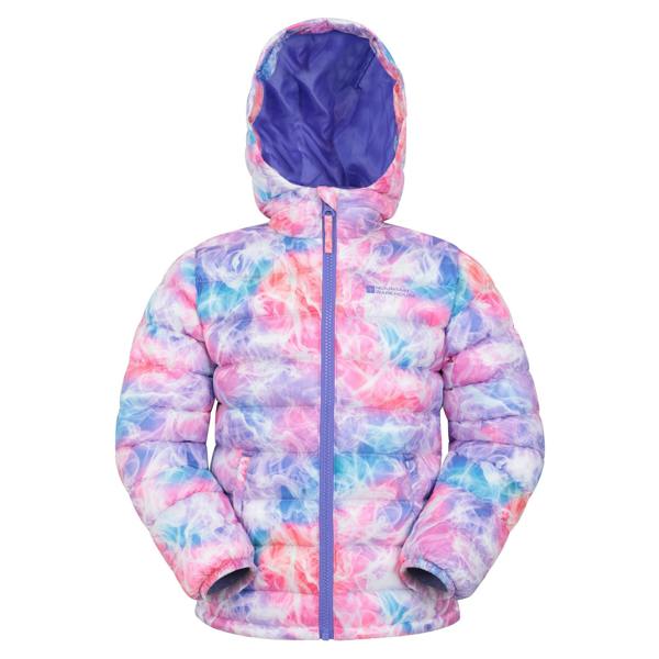 Mountain Warehouse Childrens/Kids Seasons Watercolour Padded Jacket - Pink - 
