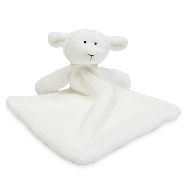 Mumbles Unisex Lamb Snuggy Plush Fleece Comforter / Blanket - Cream