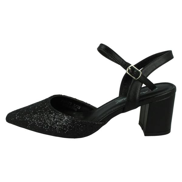 Anne Michelle Ladies Anne Michelle Mid Block Heel Closed Toe Sandals F90123