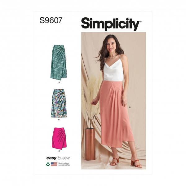 Simplicity Sewing Pattern 9607, Skirts for Women, H5 (6-8-10-12-14) - Easy