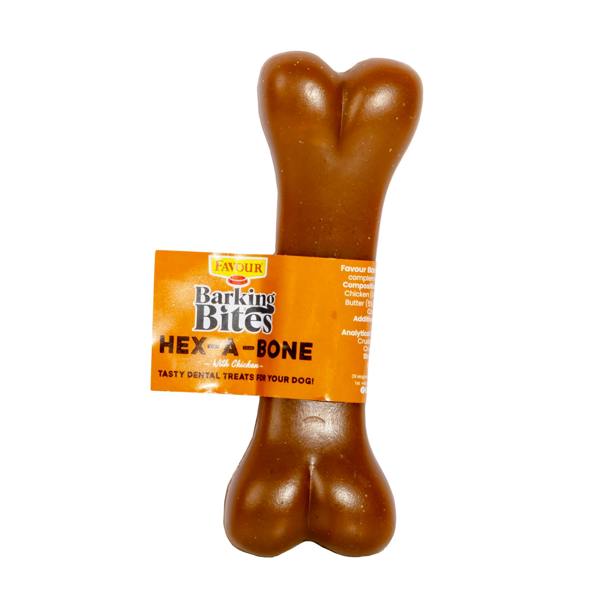 Favour Barking Bites Hex-A-Bone 54g
